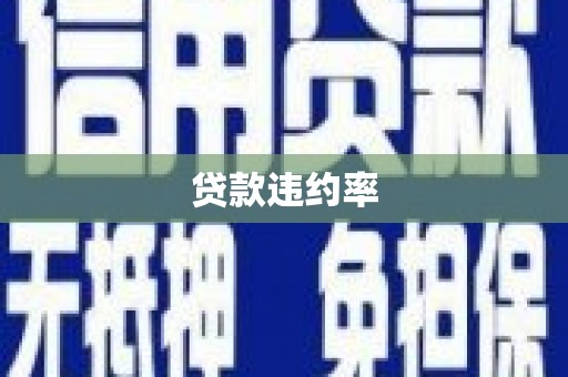 自贡贷款违约率