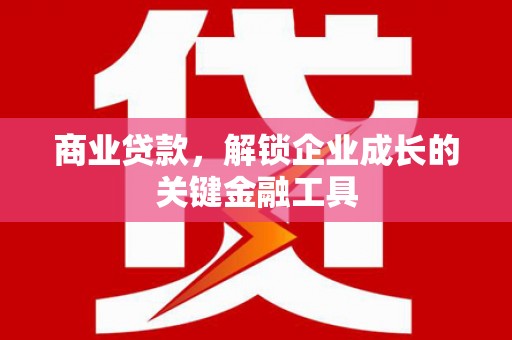 自贡商业贷款，解锁企业成长的关键金融工具
