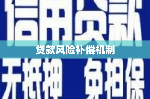 自贡贷款风险补偿机制