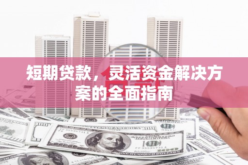 自贡短期贷款，灵活资金解决方案的全面指南
