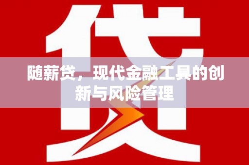自贡随薪贷，现代金融工具的创新与风险管理