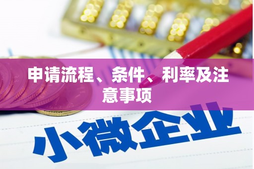 自贡申请流程、条件、利率及注意事项