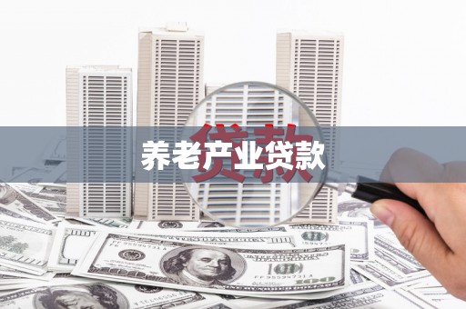 自贡养老产业贷款