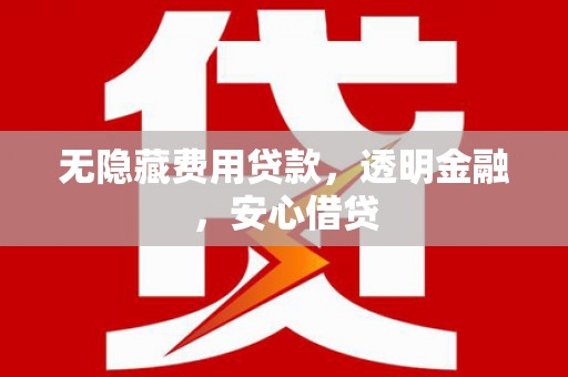 自贡无隐藏费用贷款，透明金融，安心借贷