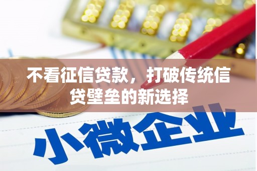 自贡不看征信贷款，打破传统信贷壁垒的新选择