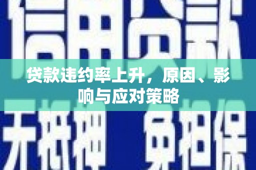 自贡贷款违约率上升，原因、影响与应对策略