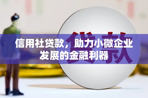 自贡信用社贷款，助力小微企业发展的金融利器