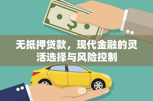 自贡无抵押贷款，现代金融的灵活选择与风险控制