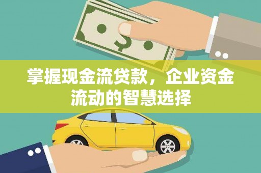 自贡掌握现金流贷款，企业资金流动的智慧选择