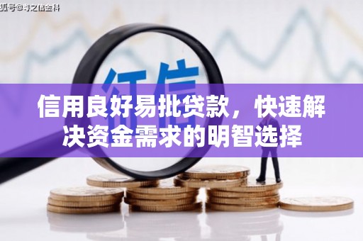 自贡信用良好易批贷款，快速解决资金需求的明智选择