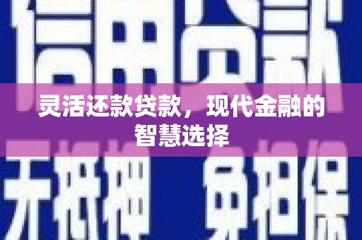 自贡灵活还款贷款，现代金融的智慧选择