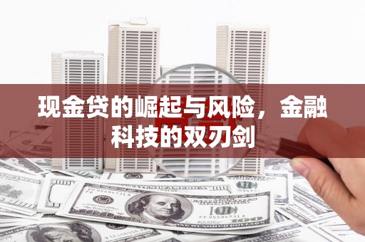 自贡现金贷的崛起与风险，金融科技的双刃剑