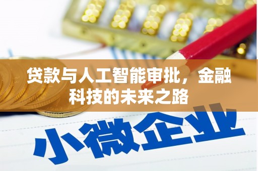 自贡贷款与人工智能审批，金融科技的未来之路