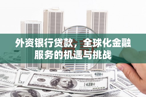 自贡外资银行贷款，全球化金融服务的机遇与挑战