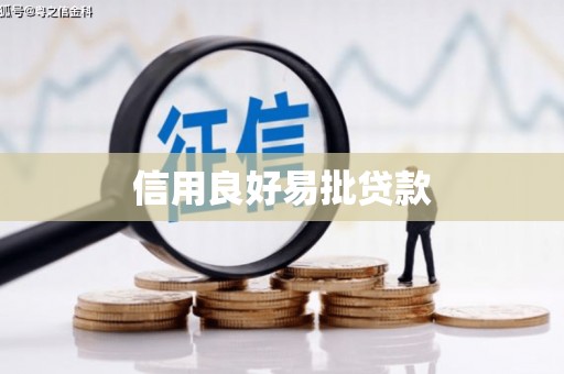 自贡信用良好易批贷款