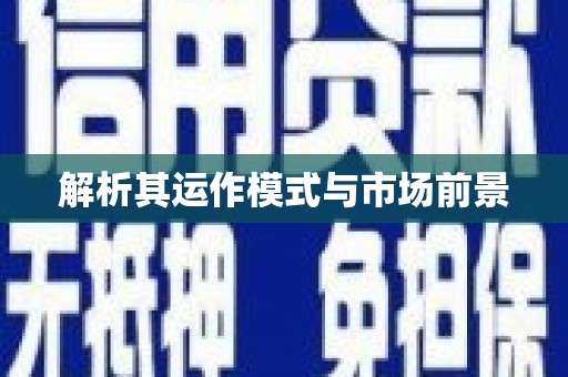 自贡解析其运作模式与市场前景