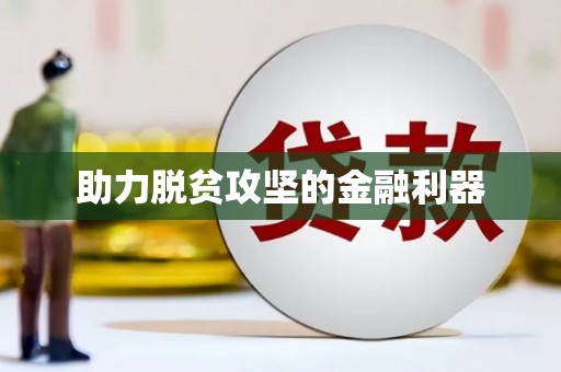 自贡助力脱贫攻坚的金融利器