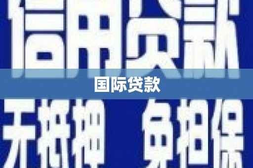 自贡国际贷款